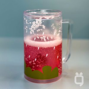 لیوان دوجداره طرح میوه